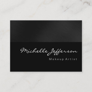 Cartão de visita original do maquilhador na moda