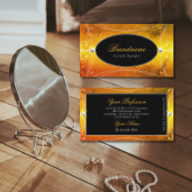 Ornamentado Negro Laranja Espumante Ouros Luxuosos