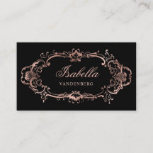 Ornamento de Vintagem Dourada de Rosa Chic Chic El