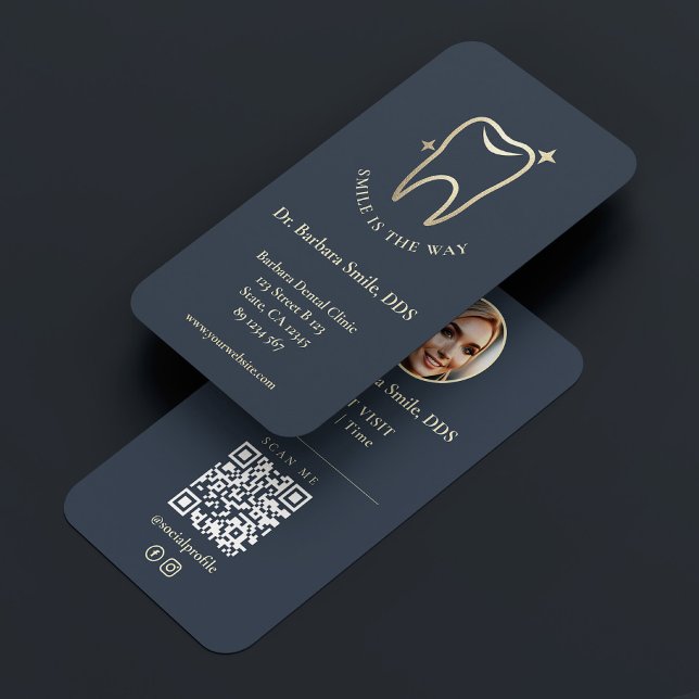 Cartão De Visita Ortodontista Dentista Dental Cosmético Carvão (Orthodontist Dentist Dental Cosmetic Charcoal Business Card
)