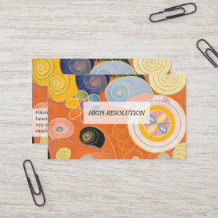 Cartão De Visita Os Dez Maiores, Grupo IV, nº 4, por Hilma af Klint