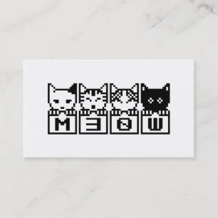 CARTÃO DE VISITA OS GATOS M30W DE 8 BITS