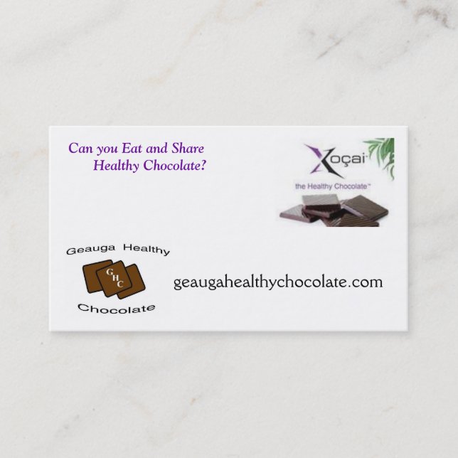 Cartão De Visita Os "GHC" distribuem cartões/22 razões para trás (Frente)