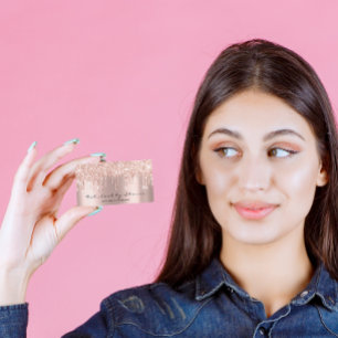 Cartão De Visita Os gotejamentos do brilho dos chicotes da pestana