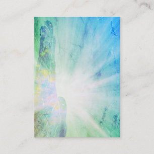 Cartão De Visita Os raios curas da mão do *~* da energia da energi