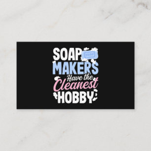 Cartão De Visita Os Soap-akers Têm Um Fazer De Sabão De Hobby Mais