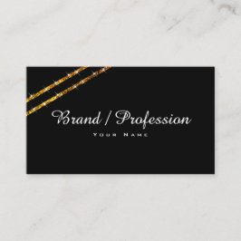 Cartão De Visita Ouro brilhante de Na moda de tendência Estrelas de