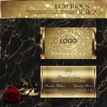 Ouro Elegante Brilhante e logotipo