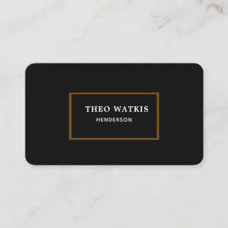Cartão De Visita ouro negro edição código qr