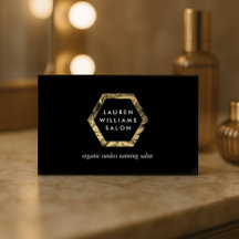 Ouro Palmas Pulverização Logotipo do Salão de bron