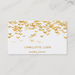 Cartão De Visita Ouros Confetti Black Glam Delicate Glam