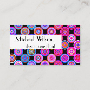 cartão de visita ousado moderno