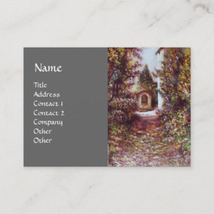 Cartão De Visita OUTONO SILENCIOSO NA Paisagem Toscana FLORENCE