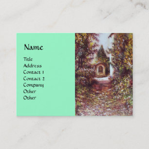 Cartão De Visita OUTONO SILENCIOSO NA Paisagem Toscana FLORENCE