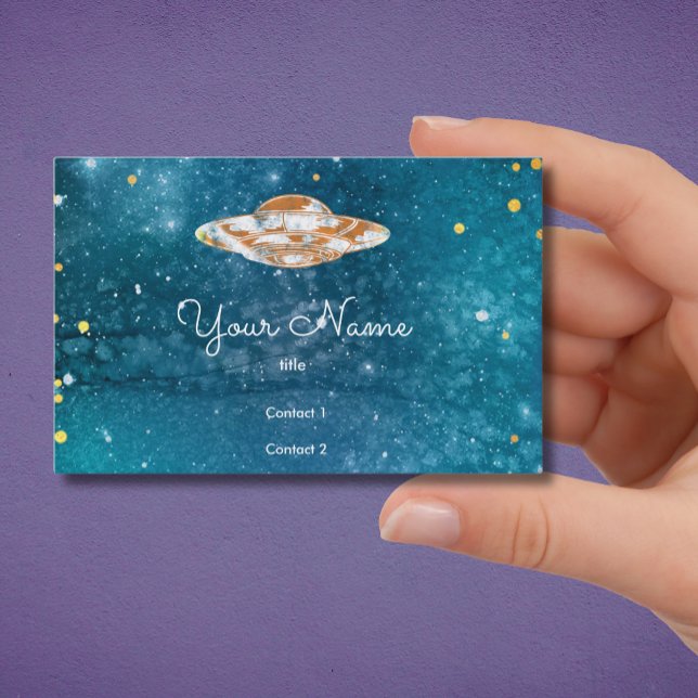 Cartão De Visita OVNI na galáxia artística (Criador carregado)