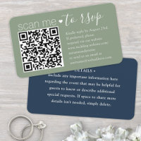Pacote de 100 Cores DIY Sage & Blue Details & QR R