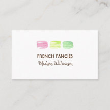 Padaria Aquarela Macaroon Francês