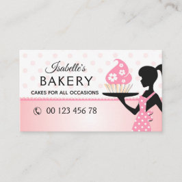 Cartão De Visita padaria, bolos handmade, pastelaria, handmade