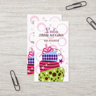 Cartão De Visita Padaria da arte do bolo