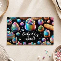 Padaria de Bolos e Doces com Brilho Holográfico