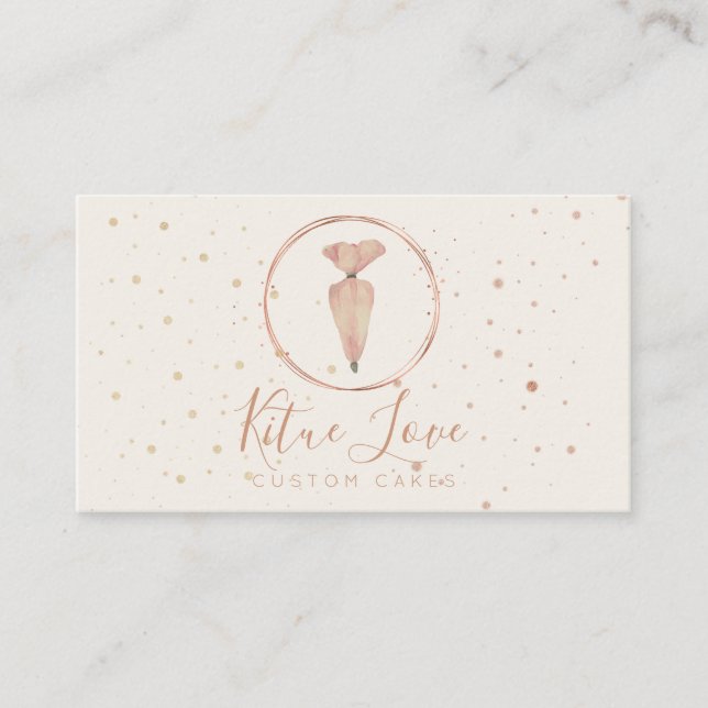 Cartão De Visita Padaria Pastelaria Patisseriaria Chef Cake Maker (Frente)