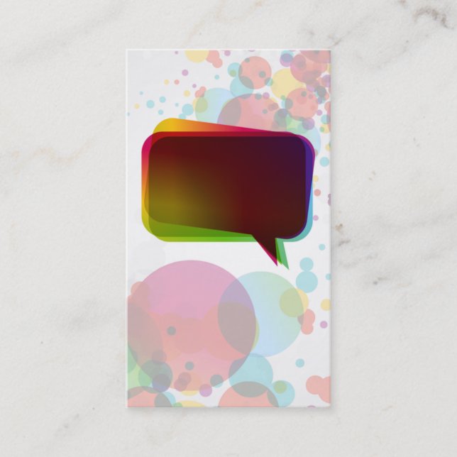 cartão de visita padrão (Frente)