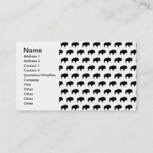 Cartão De Visita padrão bison