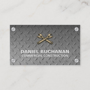 Cartão De Visita Padrão de aço Parafusos metálicos Molas