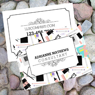 Cartão De Visita Padrão de Área de Trabalho Personalizada Moderna e