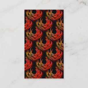 Cartão De Visita Padrão de Arte Abstrata Boho Elegante Moderno Fofo