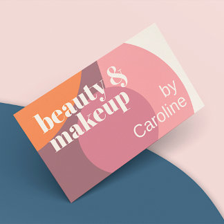 Cartão De Visita Padrão de Arte Mauve Taupe Rosa-Rosa Rosa Blush Du