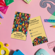 Padrão de Caneta de Cartoon para Educação Colorida