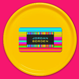 Cartão De Visita Padrão de distribuição do arco-íris