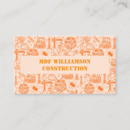 Cartão De Visita Padrão de Engenheiro de arquitetura Blueprint marr