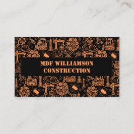 Cartão De Visita padrão de Engenheiro de arquitetura Blueprint pret