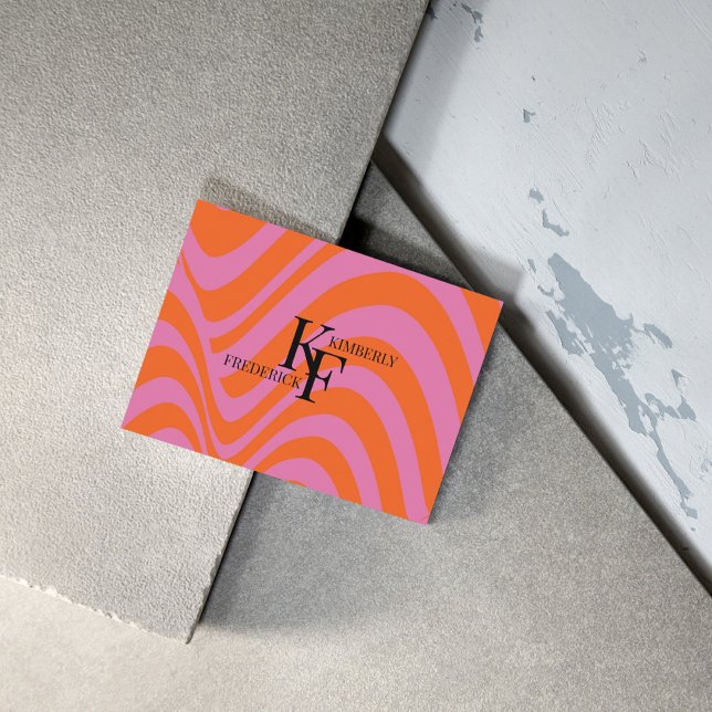 Cartão De Visita Padrão De Estirpe De Estirpe Líquida Do Pano Laran (Criador carregado)