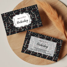 Padrão de Ferramentas de Barbearia Vintage