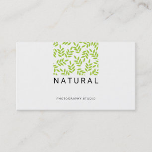 Cartão De Visita Padrão de Folhas Profissionais
