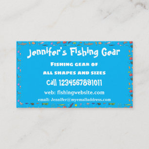 Cartão De Visita Padrão de ilustração de desenhos animados de criat