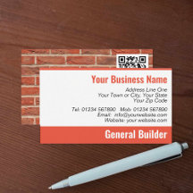 Padrão de marcas do House Builder com código QR