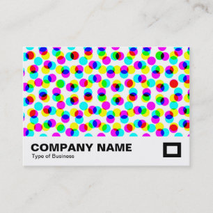 Cartão De Visita Padrão de Meio-Tom de Cor