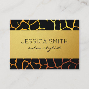 Cartão De Visita Padrão de na moda