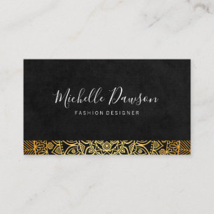 Cartão De Visita Padrão de na moda