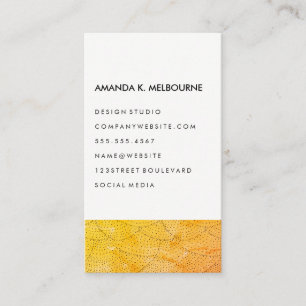 Cartão De Visita Padrão de Na moda moderno