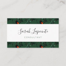 Padrão de Pássaro Negra Vermelho