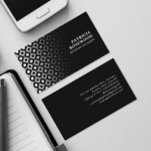 Padrão de Rhombus Preto e Branco