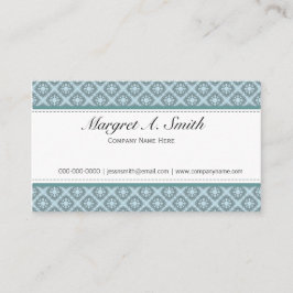 Cartão De Visita Padrão elegante, na moda e clássico