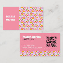 Padrão Floral Pastel Adorável Rosa Macio Feminino