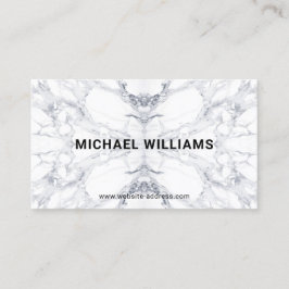 Cartão De Visita Padrão Marble Correspondente a Negrito