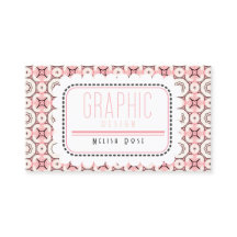 Padrão rosa Funky e código QR